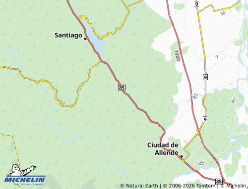MICHELIN-Landkarte Piedra de Fierro - ViaMichelin