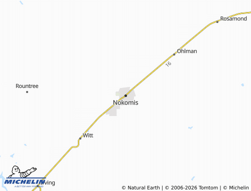 Mapa MICHELIN Nokomis - ViaMichelin