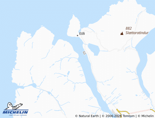 MICHELIN-Landkarte Haldórsvík - ViaMichelin