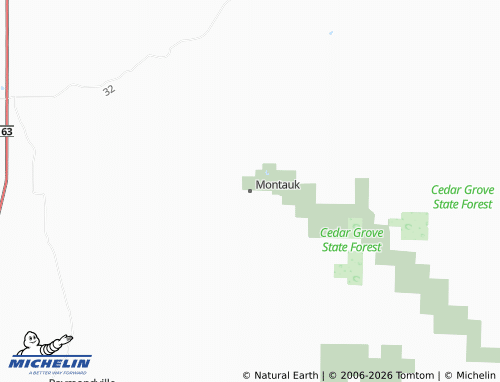 Mapa MICHELIN Montauk - ViaMichelin