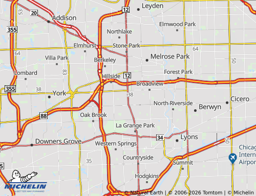 Mappa MICHELIN Westchester - ViaMichelin