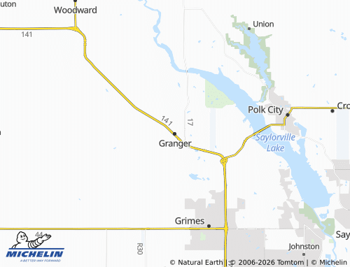 Mappa MICHELIN Granger - ViaMichelin