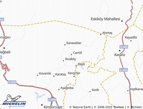 MICHELIN Camili map - ViaMichelin