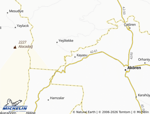 Mappa MICHELIN Kayasu - ViaMichelin