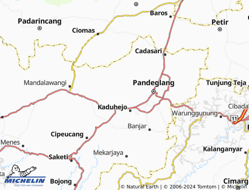 MICHELIN Saninten map - ViaMichelin