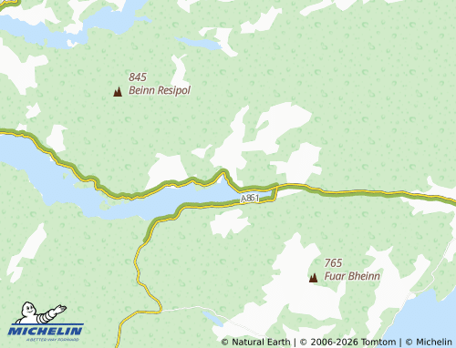 Carte MICHELIN Strontian - ViaMichelin