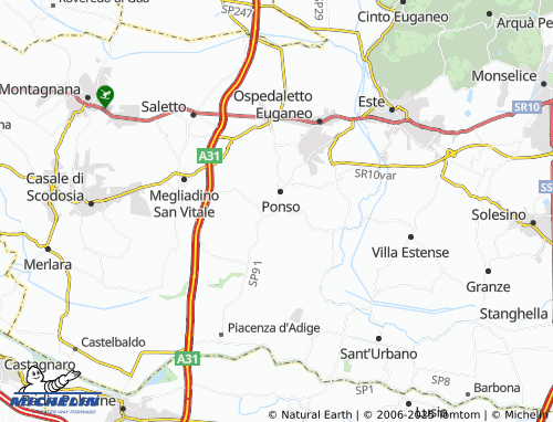 MICHELIN Chiesazza map - ViaMichelin