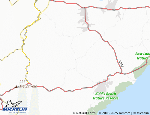MICHELIN New Chalumna map - ViaMichelin