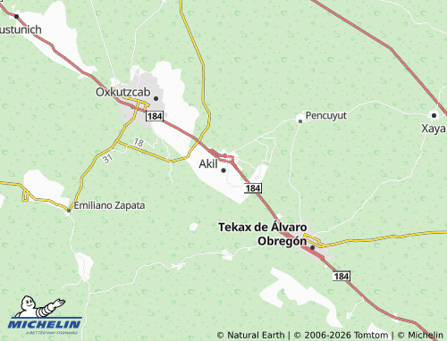 Mappa MICHELIN Akil - ViaMichelin