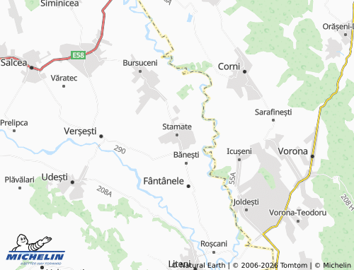 MICHELIN Stamate map - ViaMichelin