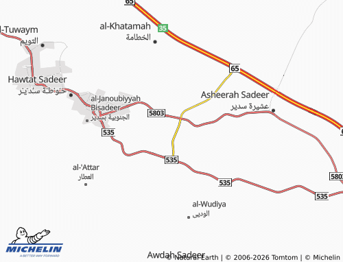 Carte MICHELIN al-'Andalus - ViaMichelin