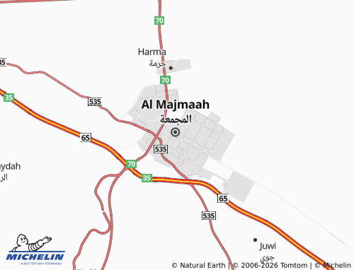MICHELIN-Landkarte al-Malik Abd al-Azeez - ViaMichelin