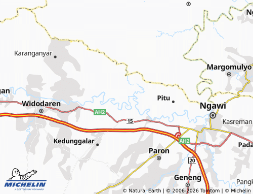 MICHELIN-Landkarte Karanggeneng - ViaMichelin