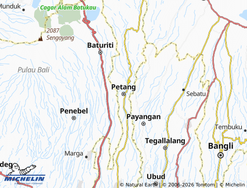 Mapa MICHELIN Petang - ViaMichelin