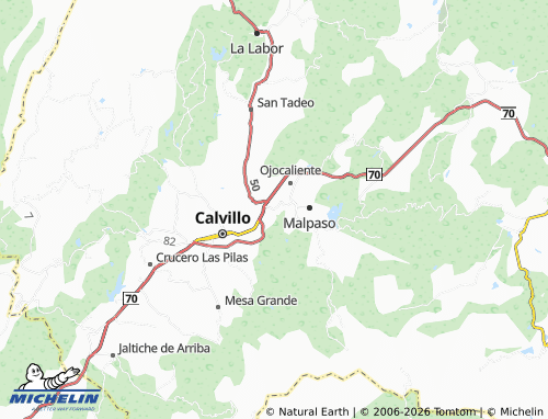 Mappa MICHELIN El Cuervero, Cuerveros - ViaMichelin