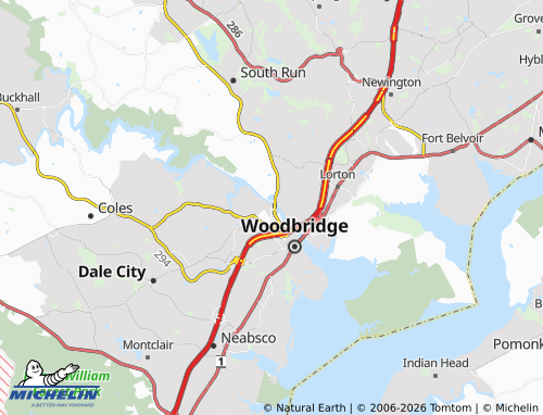 Mappa MICHELIN Occoquan - ViaMichelin