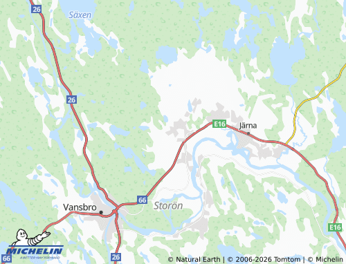 Carte MICHELIN Hulån - ViaMichelin