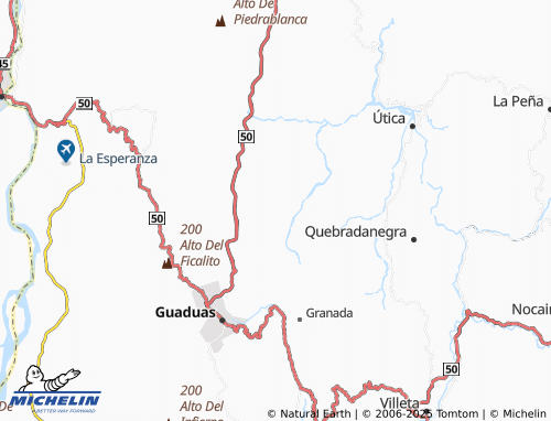 MICHELIN San José map - ViaMichelin