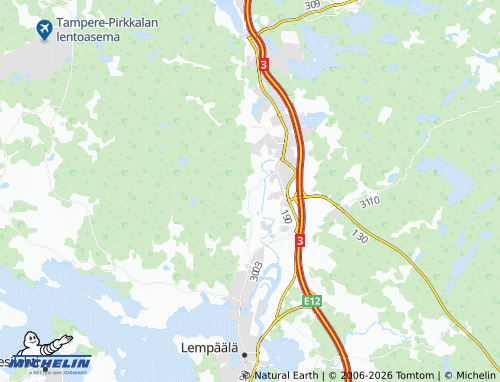 MICHELIN Vanattara map - ViaMichelin