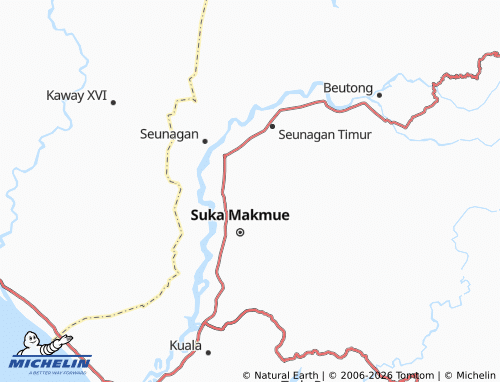 MICHELIN Blang Mulieng map - ViaMichelin