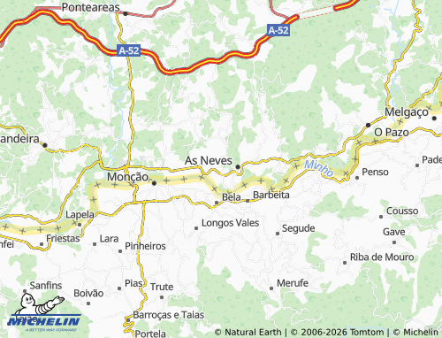 MICHELIN-Landkarte Redondelo - ViaMichelin