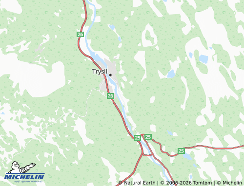 MICHELIN Akrefeltet map - ViaMichelin