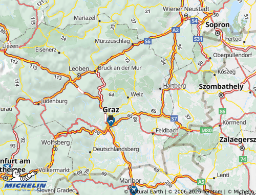 Mappa MICHELIN Weiz - ViaMichelin