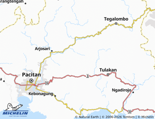 MICHELIN-Landkarte Kalikuning - ViaMichelin