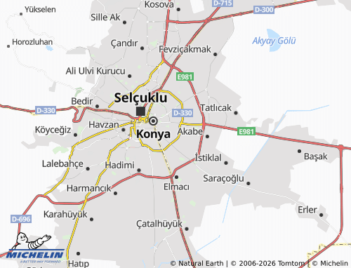 MICHELIN Doğuş map - ViaMichelin