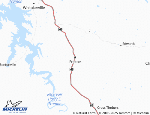 MICHELIN Fristoe map - ViaMichelin