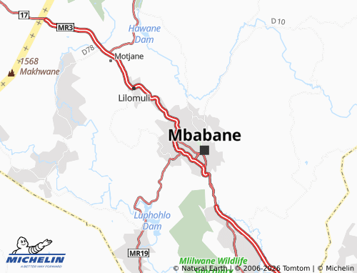 MICHELIN Sandla map - ViaMichelin