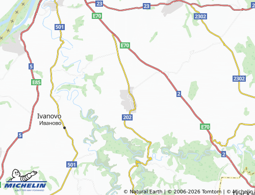 Carte MICHELIN Shtraklevo - ViaMichelin