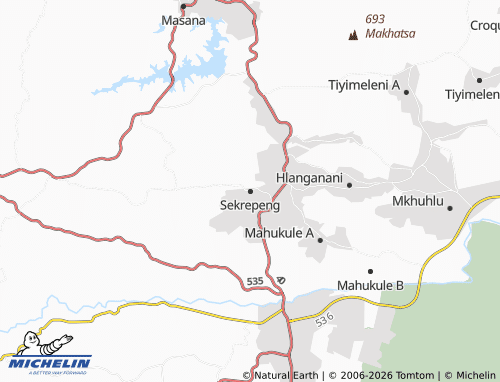 MICHELIN-Landkarte Sekrepeng - ViaMichelin