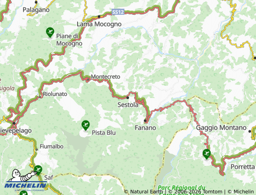 Mappa MICHELIN Sestola - ViaMichelin