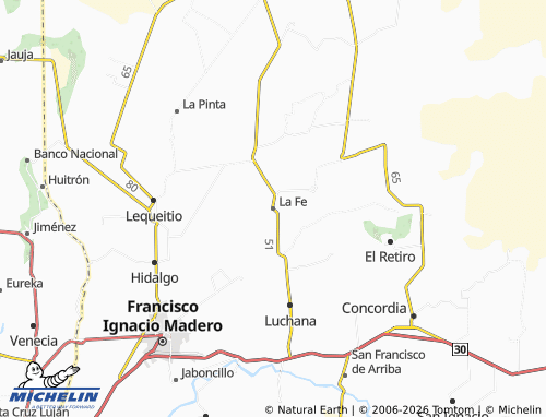Mapa MICHELIN La Fe - ViaMichelin