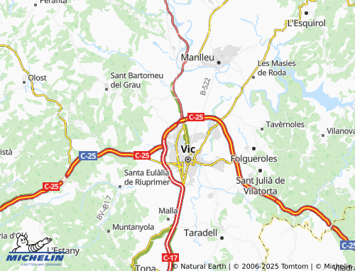 MICHELIN El Carrer del Castell map - ViaMichelin