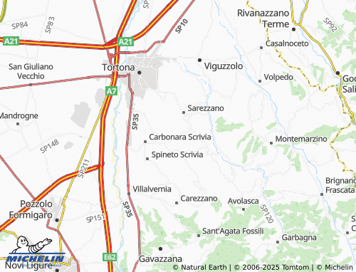 Carte MICHELIN Fonti - ViaMichelin