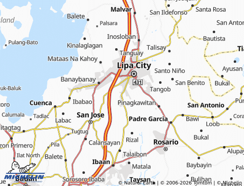 MICHELIN Sampaguita map - ViaMichelin