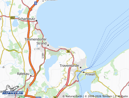 MICHELIN Niendorf map - ViaMichelin