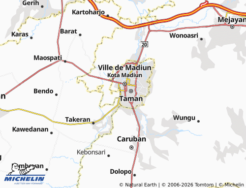 MICHELIN-Landkarte Nambangan Kidul - ViaMichelin