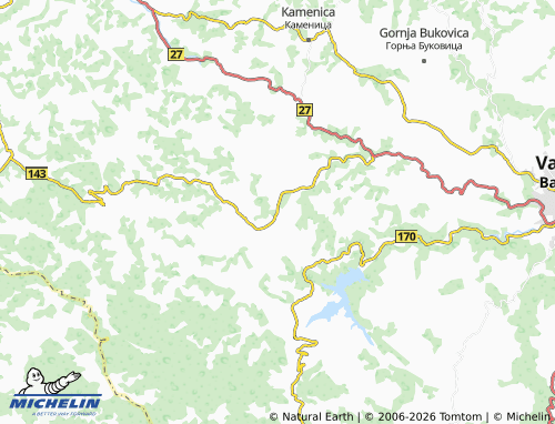 Mapa MICHELIN Bobova - ViaMichelin