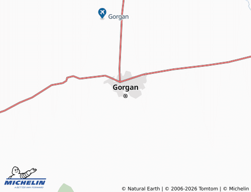 Kaart MICHELIN Gorgan - ViaMichelin