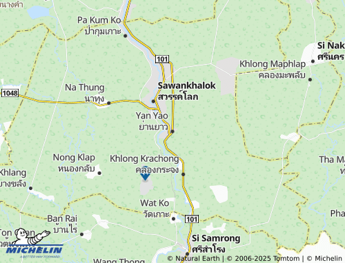 MICHELIN Yan Yao map - ViaMichelin
