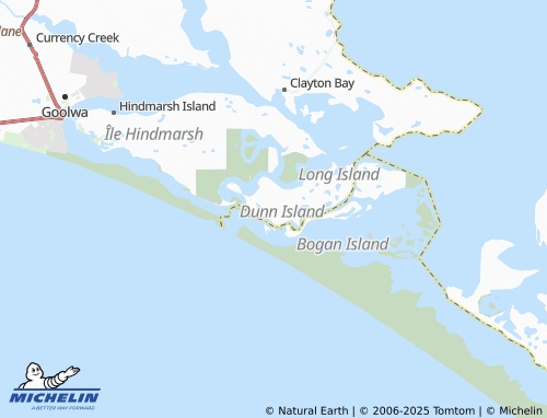 MICHELIN Mundoo Island map - ViaMichelin