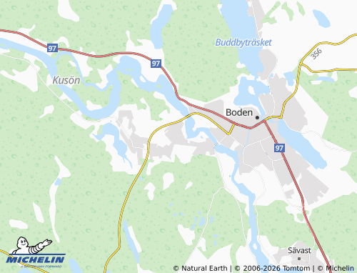 MICHELIN-Landkarte Hedsvedjan - ViaMichelin