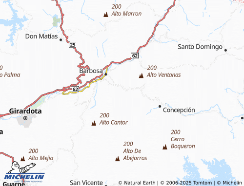 MICHELIN Ventanas map - ViaMichelin