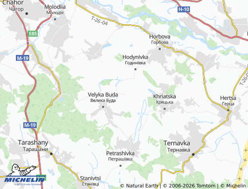 Mappa MICHELIN Mala Buda - ViaMichelin
