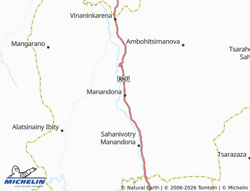 Mappa MICHELIN Manandona - ViaMichelin
