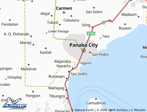 MICHELIN Datu Abdul Dadia map - ViaMichelin