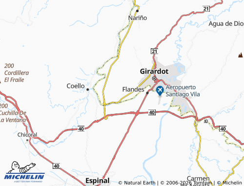 Mapa MICHELIN Potrerillo - ViaMichelin